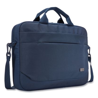 Advantage Laptop Attache, Fits Devices Up to 14", Polyester, 14.6 x 2.8 x 13, Dark Blue1