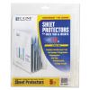 Sheet Protectors with Index Tabs, Heavy, Clear Tabs, 2", 11 x 8.5, 5/Set2