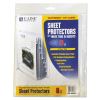 Sheet Protectors with Index Tabs, Clear Tabs, 2", 11 x 8.5, 8/Set2