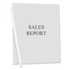 Vinyl Report Covers, 0.13" Capacity, 8.5 x 11, Clear/Clear, 50/Box2