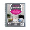 Eight-Pocket Portfolio, Polypropylene, 8.5 x 11, Smoke/Smoke2