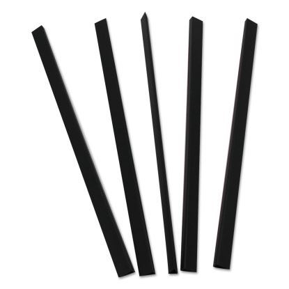 Slide 'N Grip Binding Bars, Black, 11 x 1/4, 100/Box1