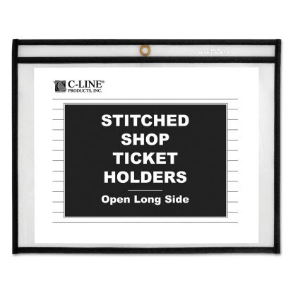 Shop Ticket Holders, Stitched, Sides Clear, 50 Sheets, 11 x 8 1/2, 25/Box1