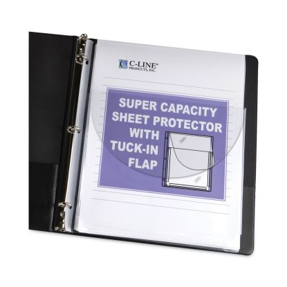 Super Capacity Sheet Protectors with Tuck-In Flap, 200", Letter Size, 10/Pack1
