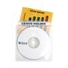 Deluxe Individual CD/DVD Holders, 2 Disc Capacity, Clear/White, 50/Box1