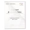 Poly Project Folders, Letter Size, Clear, 25/Box2