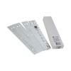 Self-Adhesive Attaching Strips, 3-Hole Punched, 11 x 1, 200/BX2