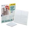 Self-Adhesive Ring Binder Label Holders, Top Load, 2.25 x 3.63, Clear, 12/Pack2