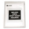 Clear Vinyl Shop Ticket Holders, Both Sides Clear, 15 Sheets, 8.5 x 11, 50/Box1