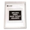 Clear Vinyl Shop Ticket Holders, Both Sides Clear, 50 Sheets, 9 x 12, 50/Box2