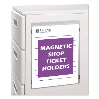 Magnetic Shop Ticket Holders, Super Heavyweight, 50 Sheets, 9 x 12, 15/Box1