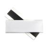 HOL-DEX Magnetic Shelf/Bin Label Holders, Side Load, 2" x 6", Clear, 10/Box2