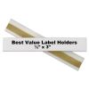 Self-Adhesive Label Holders, Top Load, 0.5 x 3, Clear, 50/Pack2