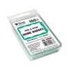 Self-Adhesive Name Badges, 3.5 x 2.25, Green, 100/Box2