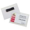 Self-Laminating Magnetic Style Name Badge Holder Kit, 2" x 3", Clear, 20/Box1