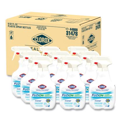 Fuzion Cleaner Disinfectant, Unscented, 32 oz Spray Bottle, 9/Carton1