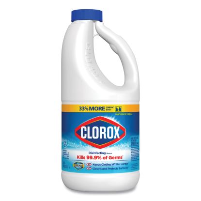 Regular Bleach with CloroMax Technology, 43 oz Bottle, 6/Carton1