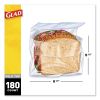 Fold-Top Sandwich Bags, 6.5" x 5.5", Clear, 180/Box, 12 Boxes/Carton2