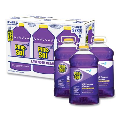 All Purpose Cleaner, Lavender Clean, 144 oz Bottle, 3/Carton1