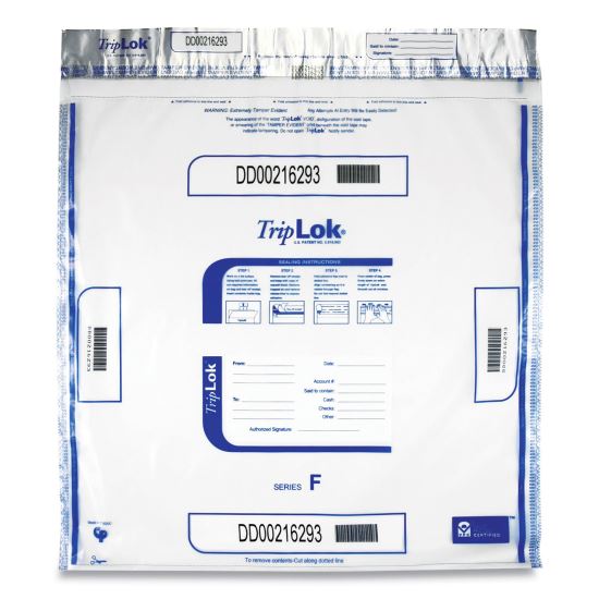 Deposit Bag, Plastic, 20 x 20, Clear, 250/Carton1