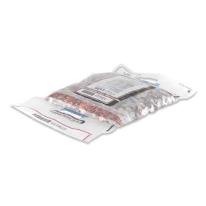 Coin Bag, Plastic, 14.5 x 25, Clear, 50/Pack1
