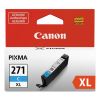 0337C001 (CLI-271XL) High-Yield Ink, Cyan 1