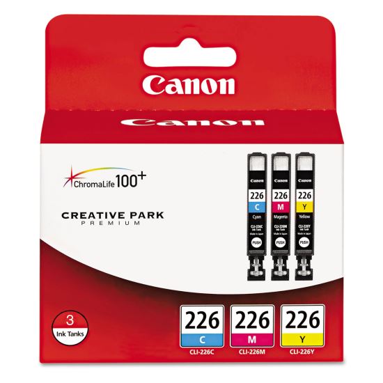 4547B005 (CLI-226) Ink, Cyan/Magenta/Yellow, 3/Pack1