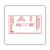 ES Dater, PAID + Date, 1 x 1.81, Red2