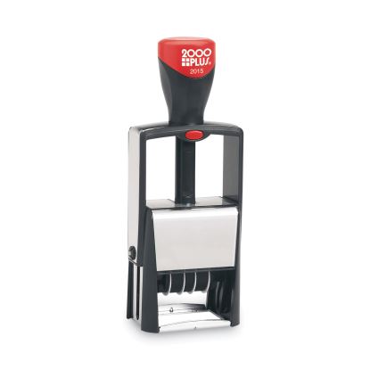 Self-Inking Heavy-Duty Line Dater with Microban, 1.25" x 0.63", Black1