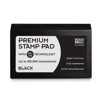 Microgel Stamp Pad for 2000 PLUS, 4.25" x 2.75", Black1
