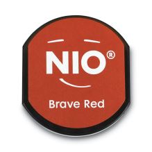 Ink Pad for NIO Stamp with Voucher, 2.75" x 2.75", Brave Red1