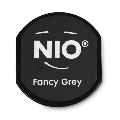 Ink Pad for NIO Stamp with Voucher, 2.75" x 2.75", Fancy Gray1