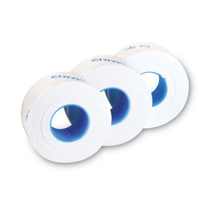 Pricemarker Labels, 0.44 x 0.81, White, 1,200/Roll, 3 Rolls/Box1