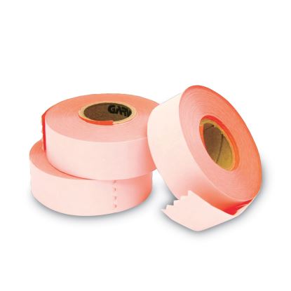 Two-Line Pricemarker Labels, 0.44 x 0.81, Fluorescent Red, 1,000/Roll, 3 Rolls/Box1