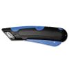 Easycut Cutter Knife w/Self-Retracting Safety-Tipped Blade, Black/Blue2