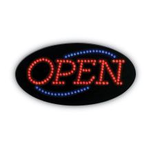 LED OPEN Sign, 10.5 x 20.13, Red and Blue Graphics1