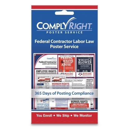 Labor Law Poster Service, "Federal Contractor Labor Law", 4 x 71