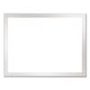 Foil Border Certificates, 8.5 x 11, White/Silver with Braided Silver Border,15/Pack1
