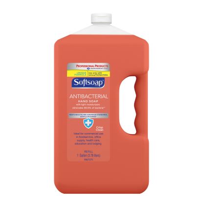 Antibacterial Liquid Hand Soap Refill, Crisp Clean, 1 gal Bottle1