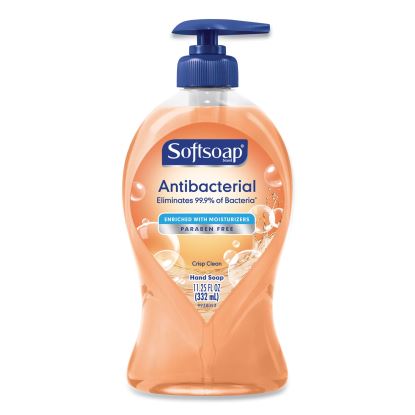 Antibacterial Hand Soap, Crisp Clean, 11.25 oz Pump Bottle1