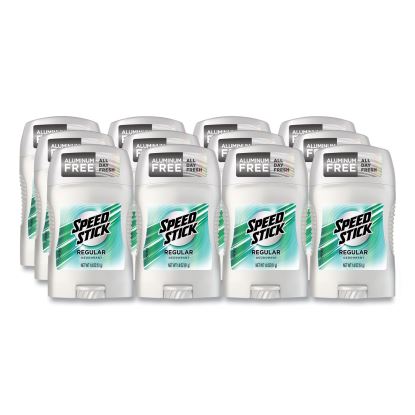 Deodorant, Regular Scent, 1.8 oz, White, 12/Carton1