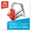 Premier Easy Open ClearVue Locking Slant-D Ring Binder, 3 Rings, 1" Capacity, 11 x 8.5, White2