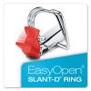 Premier Easy Open ClearVue Locking Slant-D Ring Binder, 3 Rings, 4" Capacity, 11 x 8.5, White2