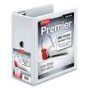 Premier Easy Open ClearVue Locking Slant-D Ring Binder, 3 Rings, 5" Capacity, 11 x 8.5, White1