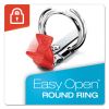 Premier Easy Open ClearVue Locking Round Ring Binder, 3 Rings, 1" Capacity, 11 x 8.5, White2