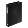 Premier Easy Open Locking Round Ring Binder, 3 Rings, 1" Capacity, 11 x 8.5, Black1