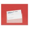 HOLD IT Poly Business Card Pocket, Top Load, 3.75 x 2.38, Clear, 10/Pack1