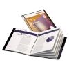 ShowFile Display Book w/Custom Cover Pocket, 24 Letter-Size Sleeves, Black2