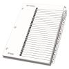 OneStep Printable Table of Contents and Dividers, 26-Tab, A to Z, 11 x 8.5, White, 1 Set2