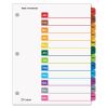 OneStep Printable Table of Contents and Dividers, 12-Tab, Jan. to Dec., 11 x 8.5, White, 1 Set1